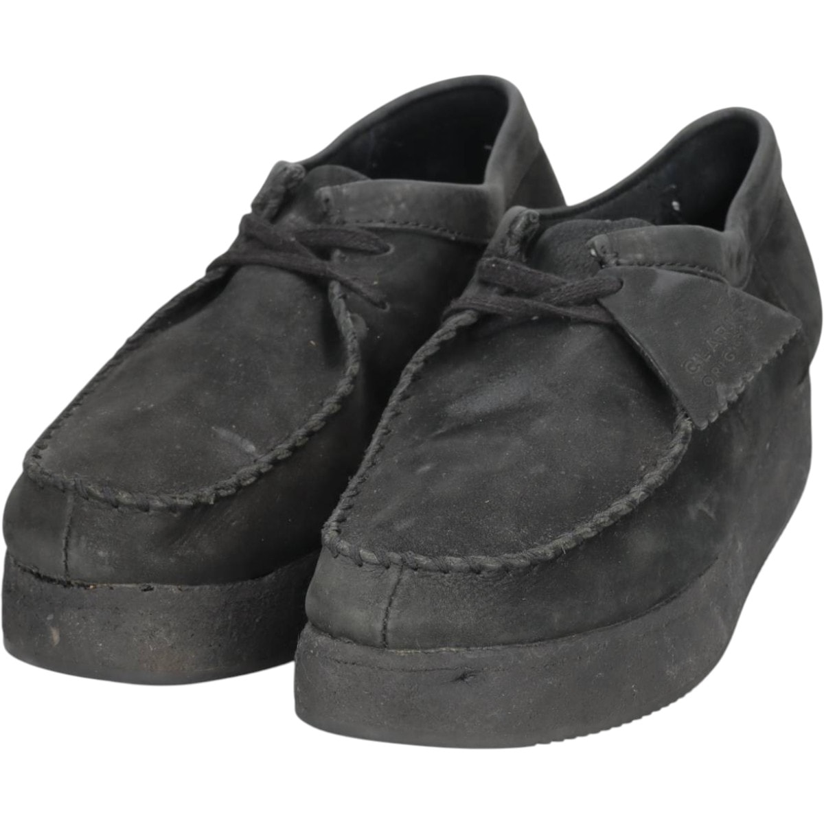 古着 クラークス Clarks Wallacraft 厚底 スエード ワラビーシューズ 9 1/2 M レディース25.5cm相当/saa015219