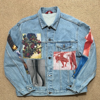 Supreme Daido Moriyama Denim Trucker Jacket "Blue"