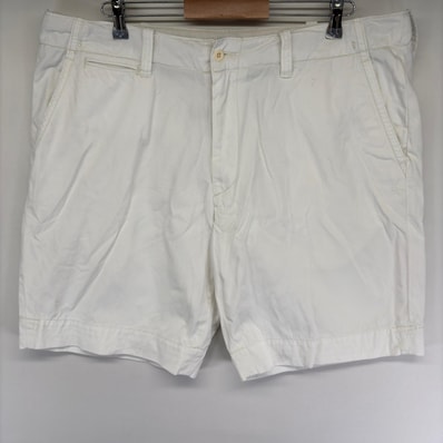 古着 ポロバイラルフローレン Polo by Ralph Lauren パンツ チノパン ハーフパンツ ワンポイントロゴ ショート w40 ホワイト系 メンズ