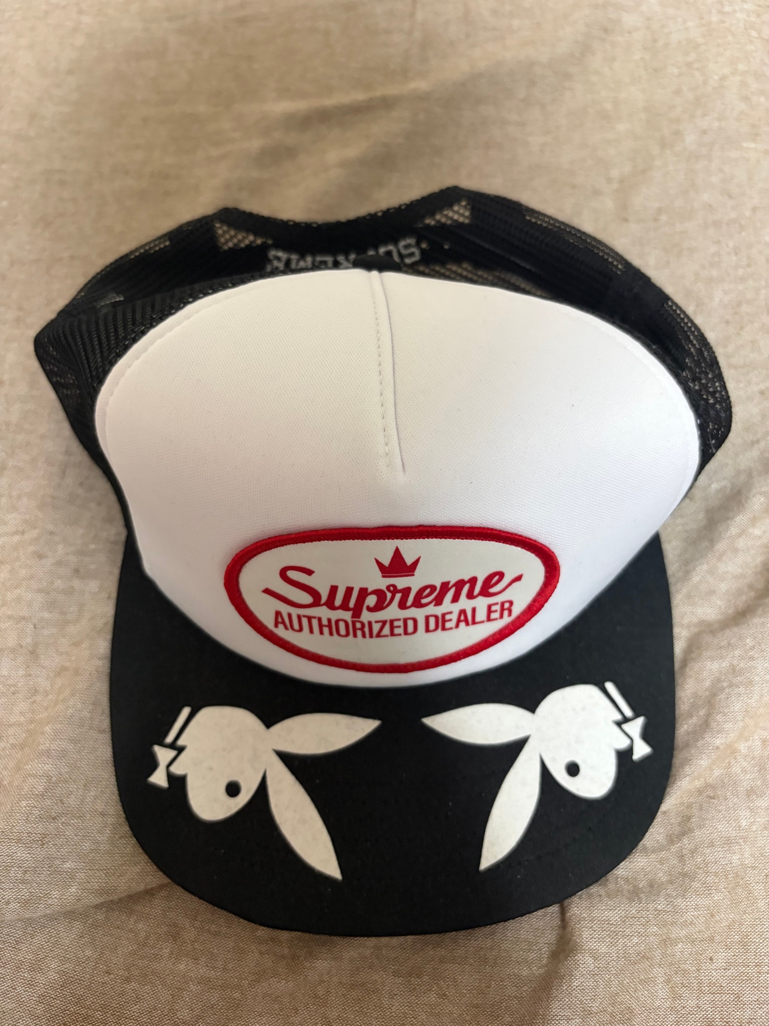 Supreme x Playboy Mesh Back 5-Panel "Black"