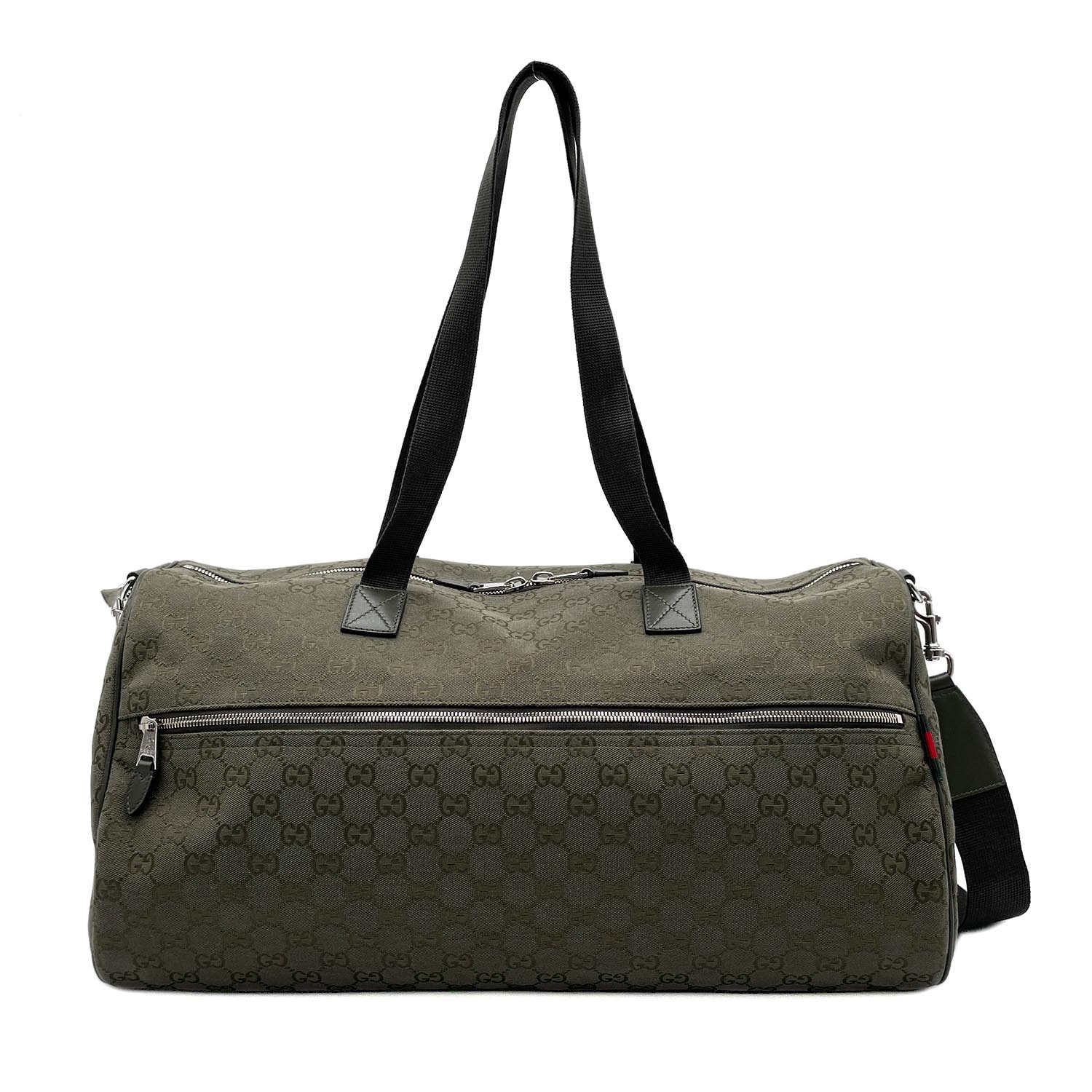 GUCCI グッチ 2WAY ダッフル ボストンバッグ
25SS 834454 GGキャンバス グリーン ユニセックス
【中古】