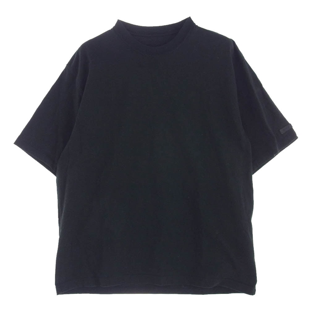 The Ennoy Professional ザ エンノイ プロフェッショナル Tシャツ 23SS SS23BRENCT01NTL ラバーロゴ Tシャツ 半袖カットソー ブラック系 M【中古】