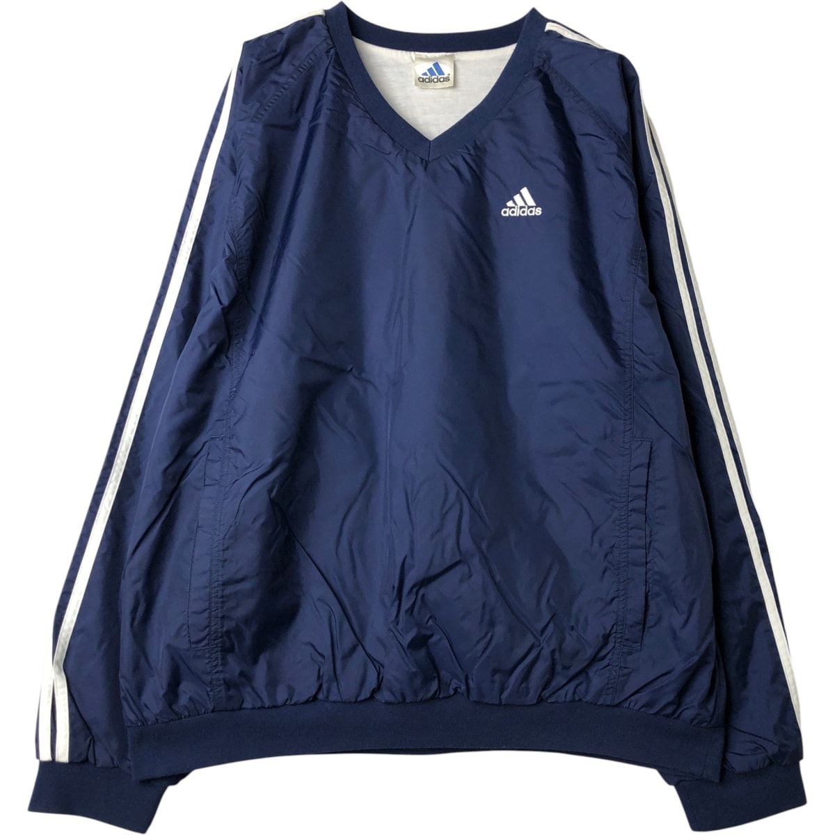古着 00年代 アディダス adidas Vネック ウォームアッププルオーバー メンズXXL相当/eaa624484