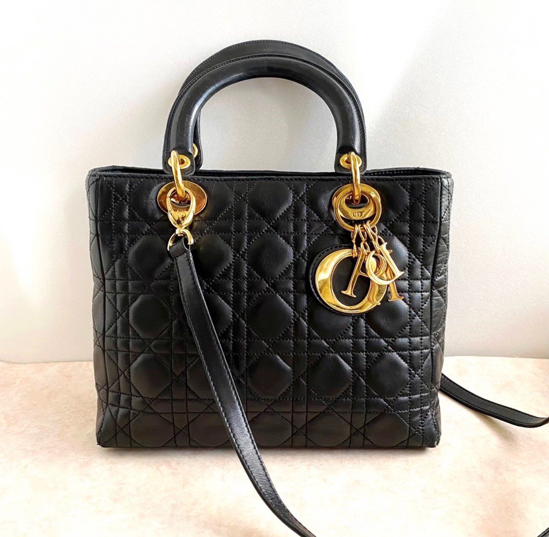 Dior Lady Dior 2WAY Bag "Black"