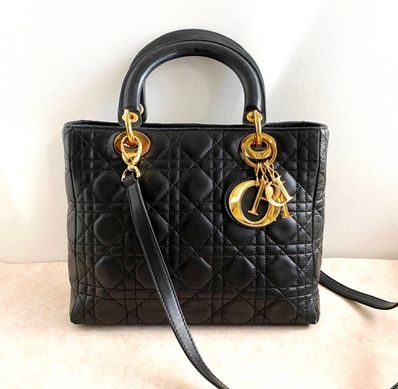 Dior Lady Dior 2WAY Bag "Black"