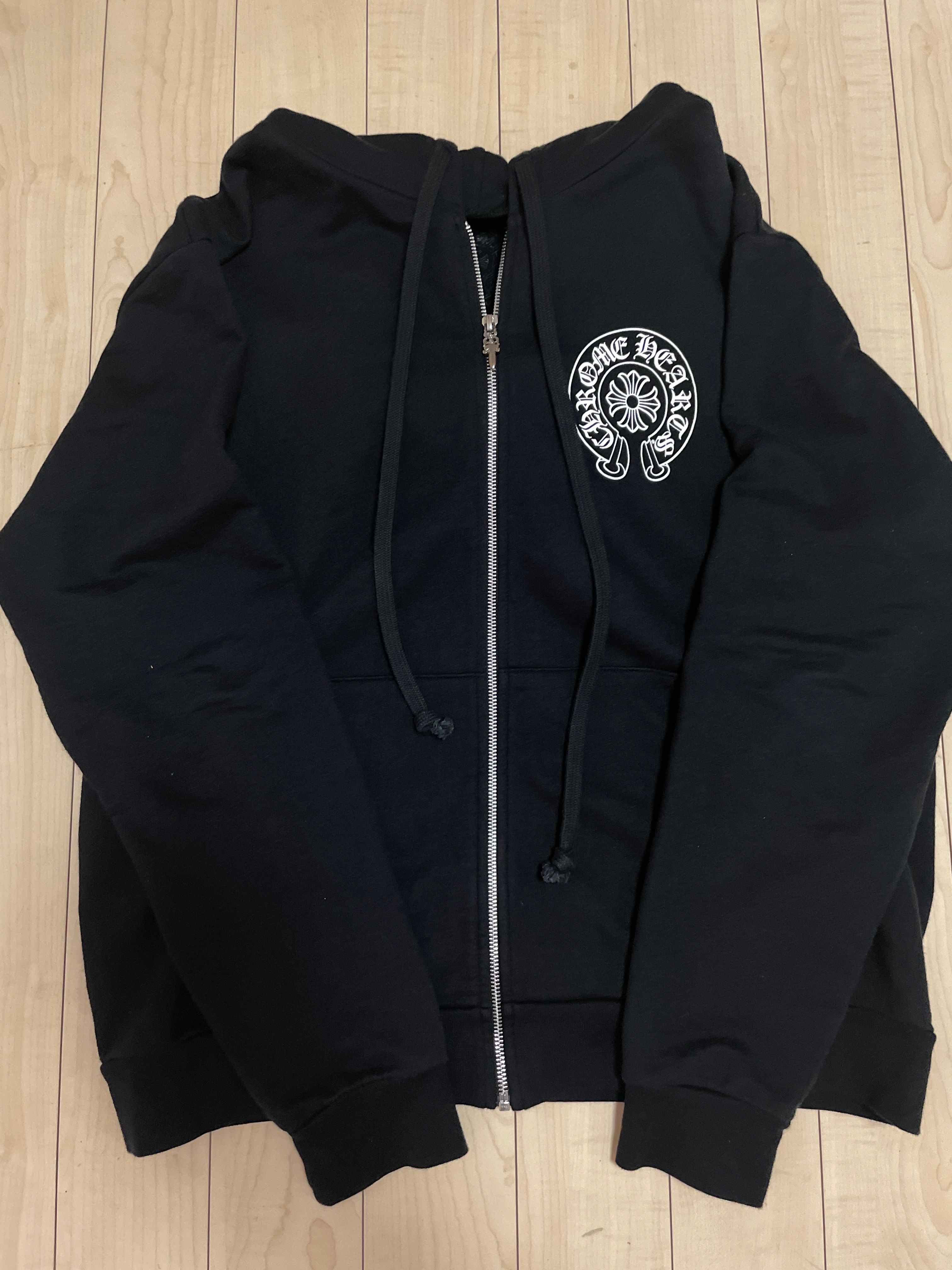 Chrome Hearts Horseshoe Zip Hoodie Tokyo Exclusive "Black"