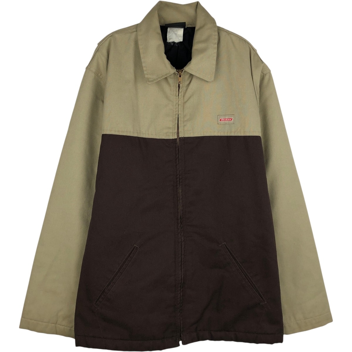 古着 ディッキーズ Dickies ツートン 中綿入り ワークジャケット メンズXL相当/eaa645793