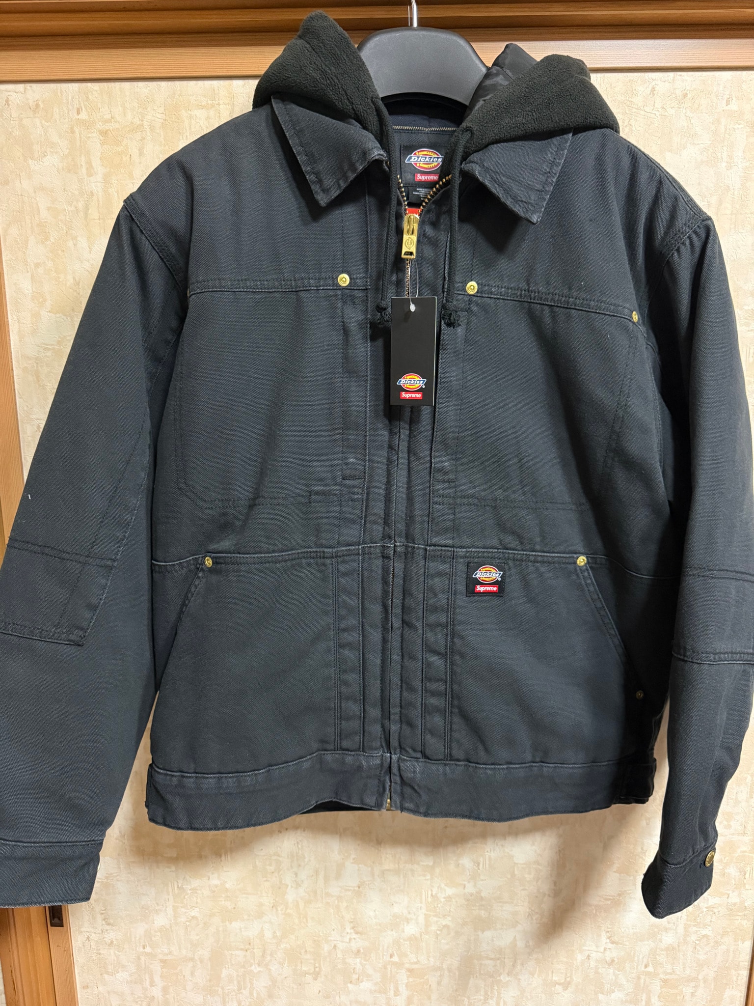 Supreme x Dickies Hooded Work Jacket "Black"