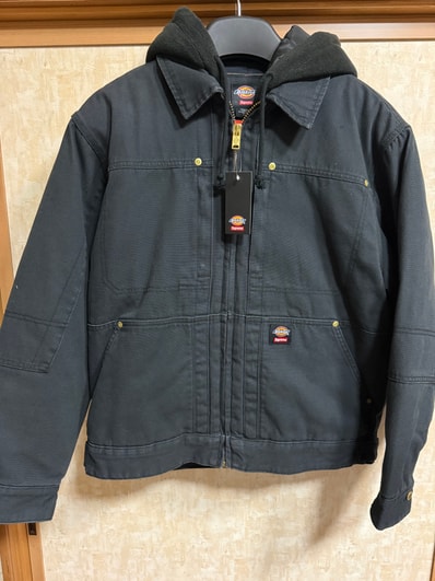 Supreme x Dickies Hooded Work Jacket "Black"