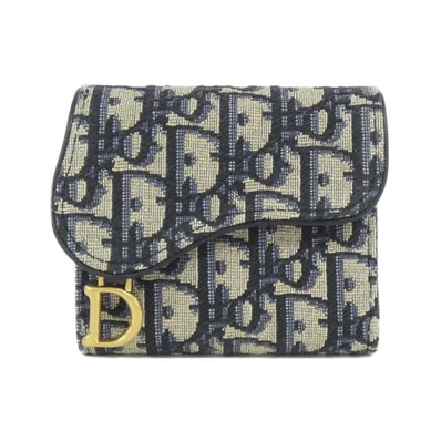 【未使用品】クリスチャンディオール DIOR OBLIQUE サドル ロータス ウォレット S5652CTZQ 財布