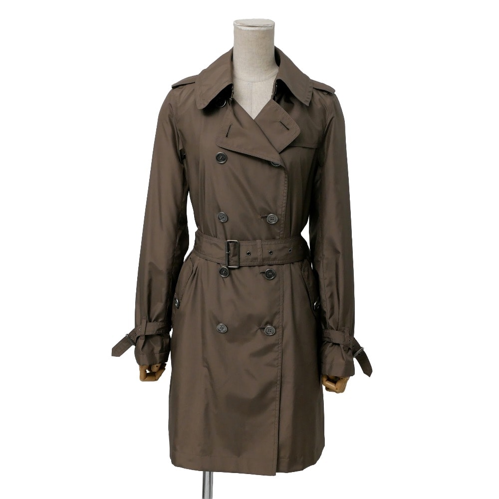 ■美品■BURBERRY バーバリー トレンチコート サイズ40 ベルテッド ダブルブレスト ブランド古着【中古】20260522/RA9501