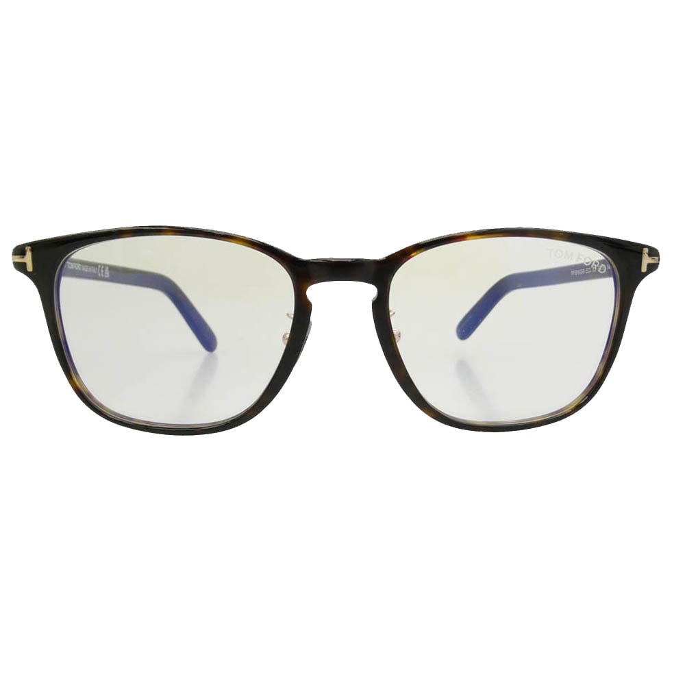 TOM FORD トムフォード TF5918-D-B 日本企画モデル ブルーライトカット アジアンフィット ウェリントンタイプ ブルーライトカットレンズ アイウェア メガネ ブラウン系 52□18 145【極上美品】【中古】