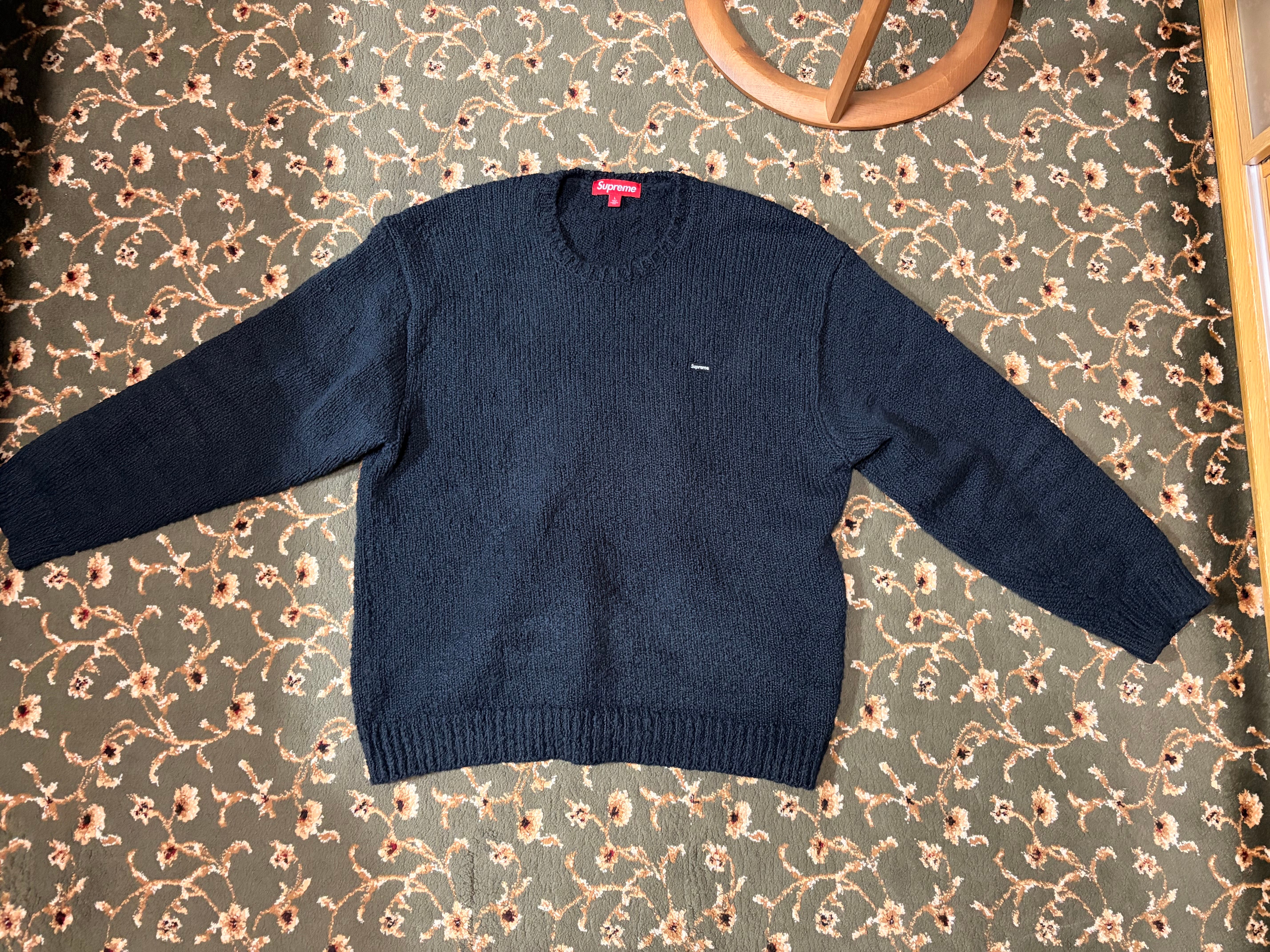 Supreme Bouclé Small Box Sweater "Black"