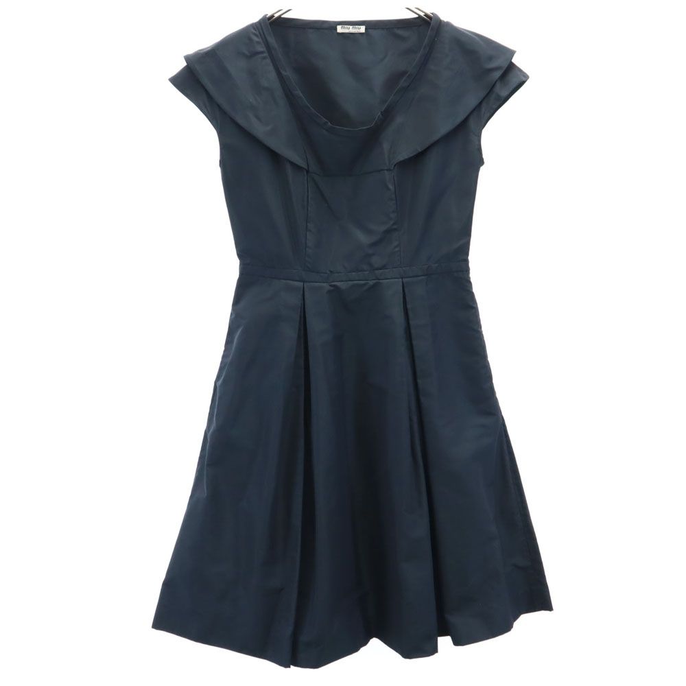 MIUMIU ノースリーブ ミニワンピース