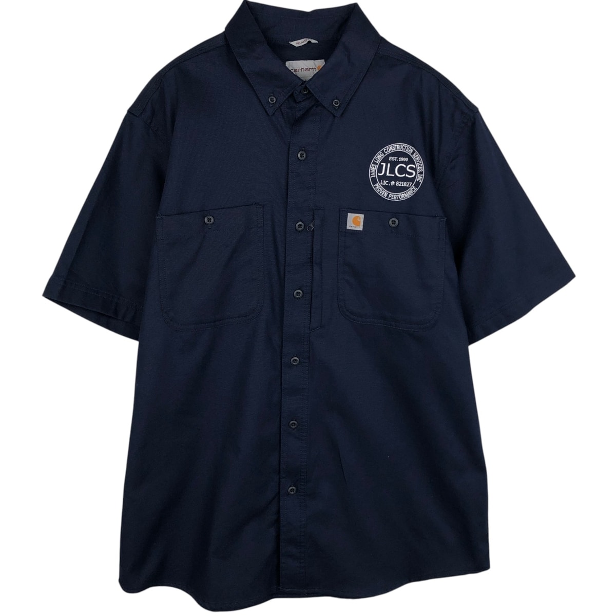 古着 カーハート Carhartt RELAXED FIT ボタンダウン 半袖 ワークシャツ メンズL相当/eaa632762