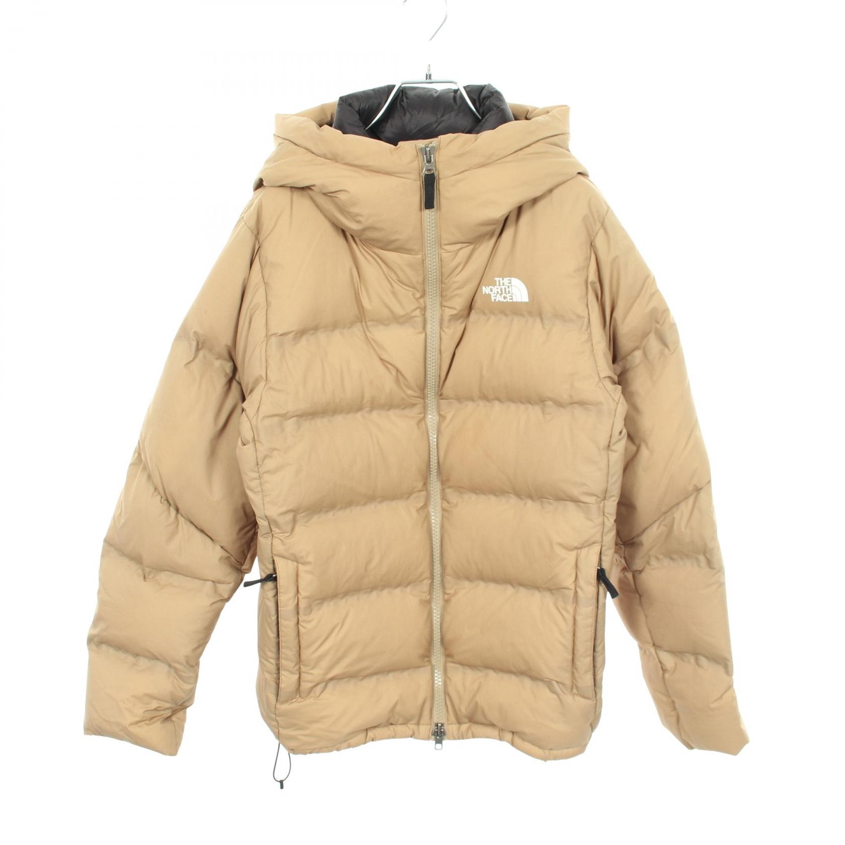 ザ・ノースフェイス THE NORTH FACE BELAYER PARKA ビレイヤーパーカ フード付き ダウンジャケット 衣料品 アウター ナイロン メンズ レディース ベージュ系 ND92215 【中古】
