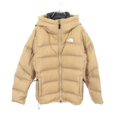 ザ・ノースフェイス THE NORTH FACE BELAYER PARKA ビレイヤーパーカ フード付き ダウンジャケット 衣料品 アウター ナイロン メンズ レディース ベージュ系 ND92215 【中古】