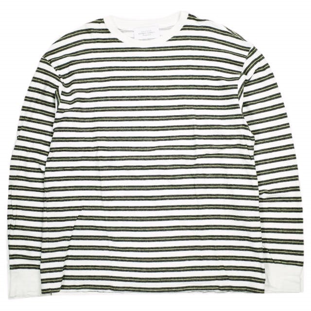 UNUSED アンユーズド 21AW 日本製 Long Sleeve Border T-shirt ロングスリーブボーダーTシャツ US2116 2 WHITE×BLACK トップス g25523