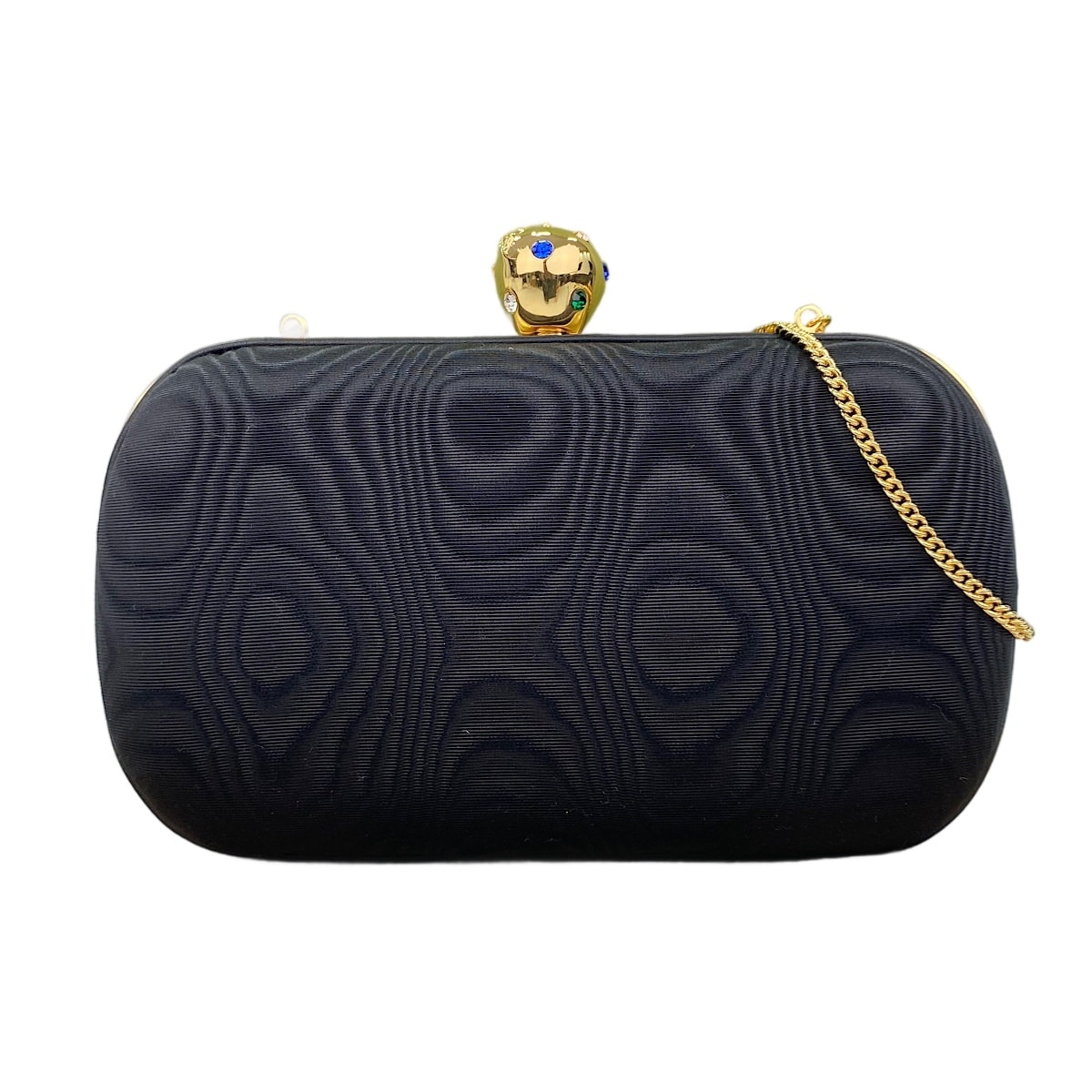 グッチ GUCCI サテン 2WAY リンゴモチーフ ストーン ショルダーバッグ【中古】