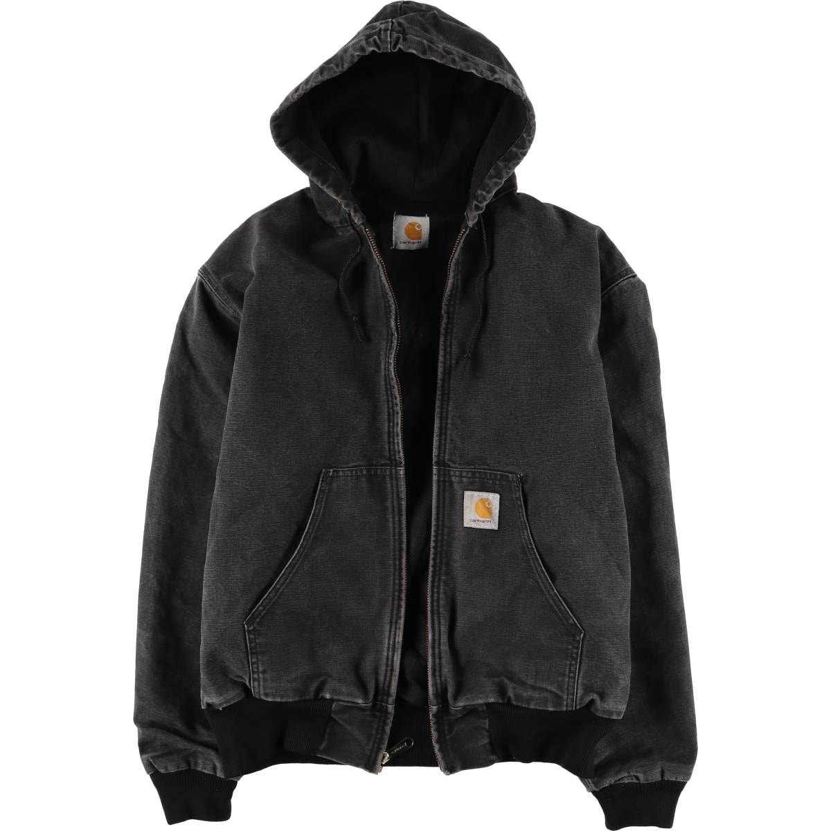 古着 訳あり特価 カーハート Carhartt アクティブジャケット ダックフルジップパーカー メンズXL相当/eaa618858
