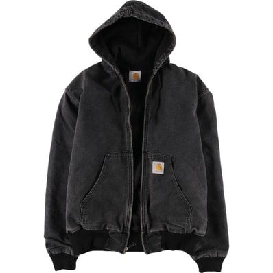古着 訳あり特価 カーハート Carhartt アクティブジャケット ダックフルジップパーカー メンズXL相当/eaa618858
