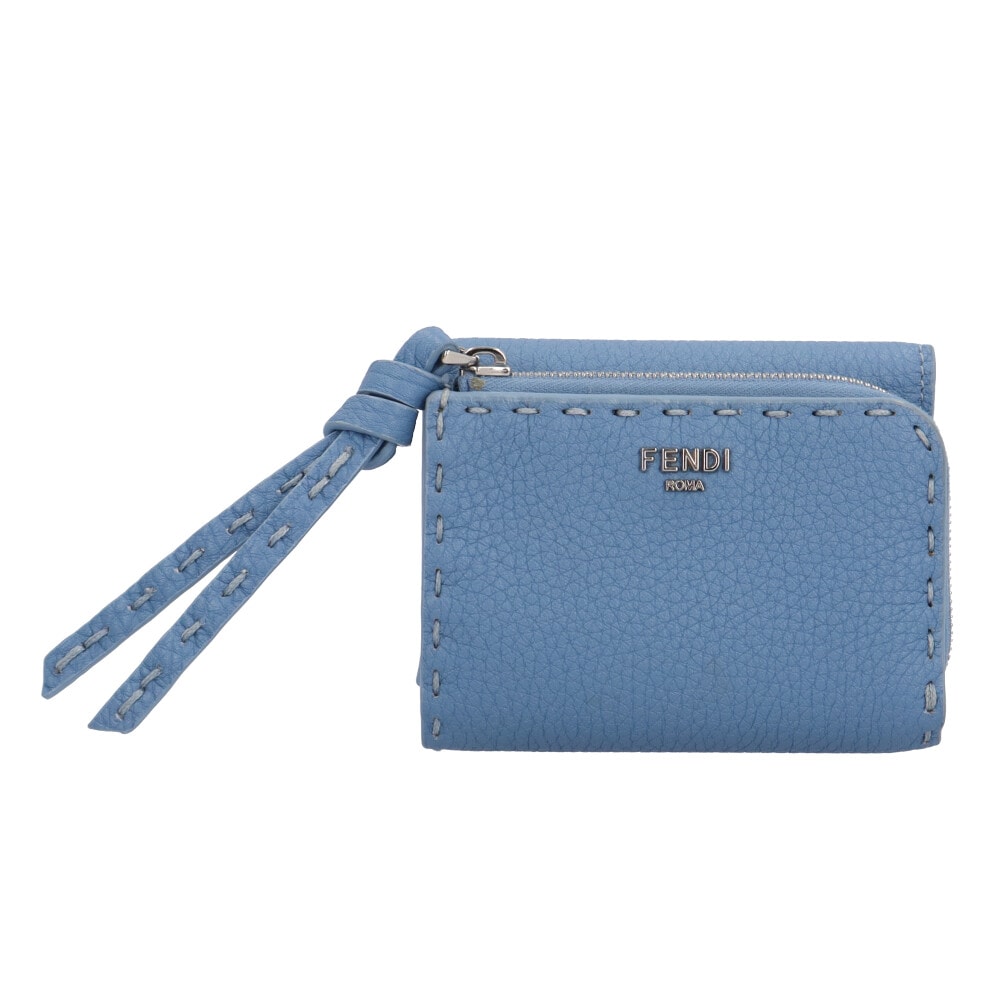 フェンディ ピーカブーマイクロ セレリア 長財布 レザー 8M0499 レディース FENDI  中古