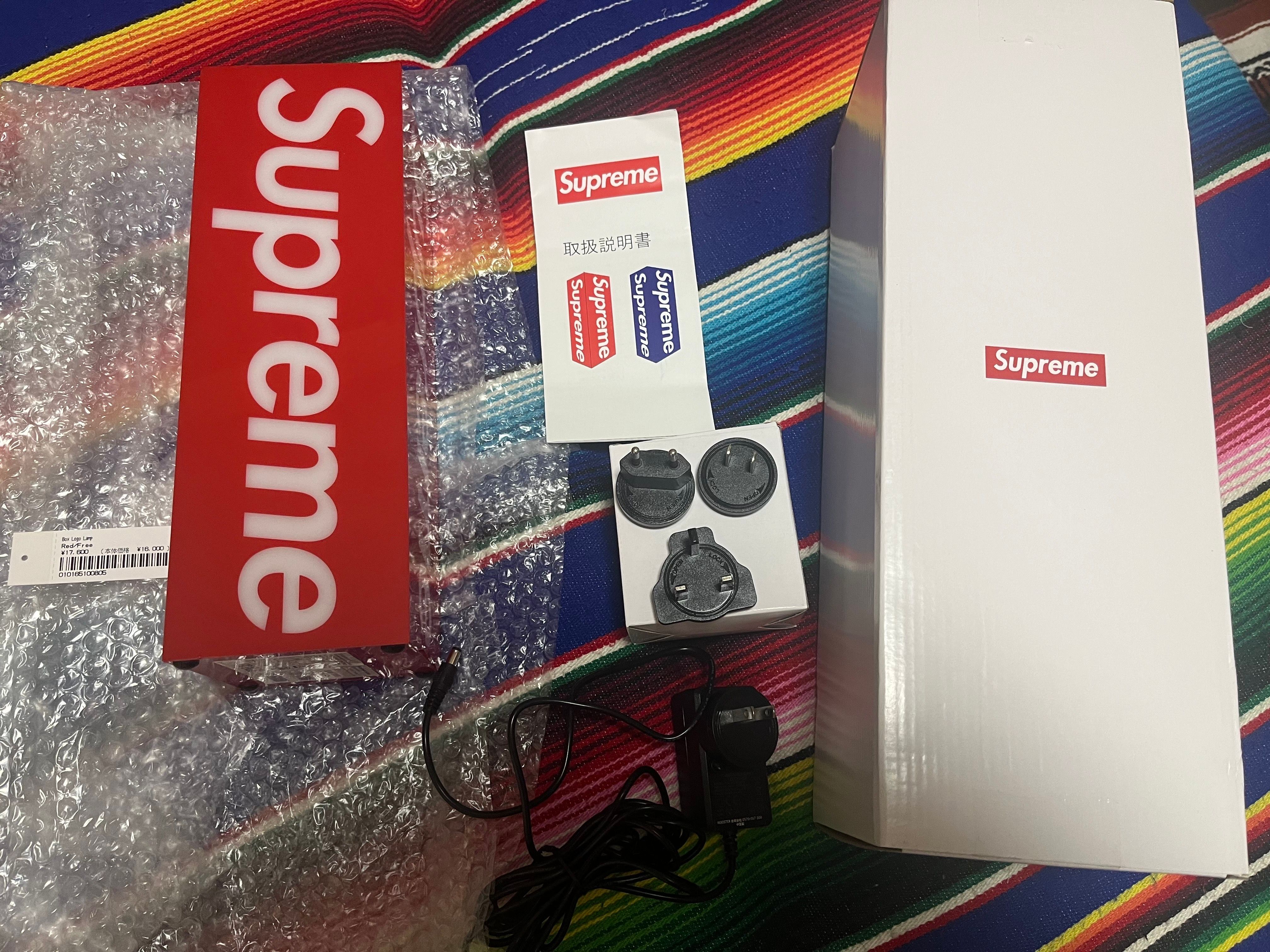 Supreme Box Logo Lamp "Red"