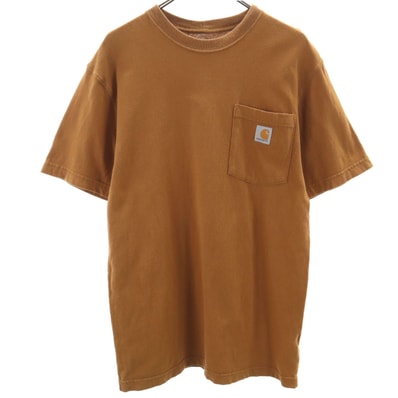 Carhartt カーハート 半袖 Tシャツ S キャメル ポケT