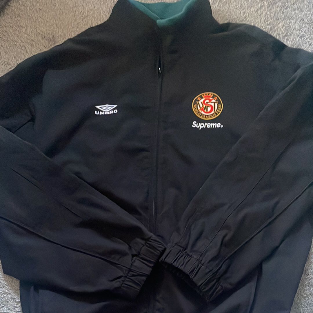 Supreme x Umbro Cotton Ripstop Track Jacket "Black"
