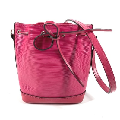 ルイヴィトン LOUIS VUITTON ナノノエ ナノ・ノエ M42573 エピ カバン 斜め掛け 巾着 ポシェット ショルダーバッグ エピレザー ホットピンク ピンク