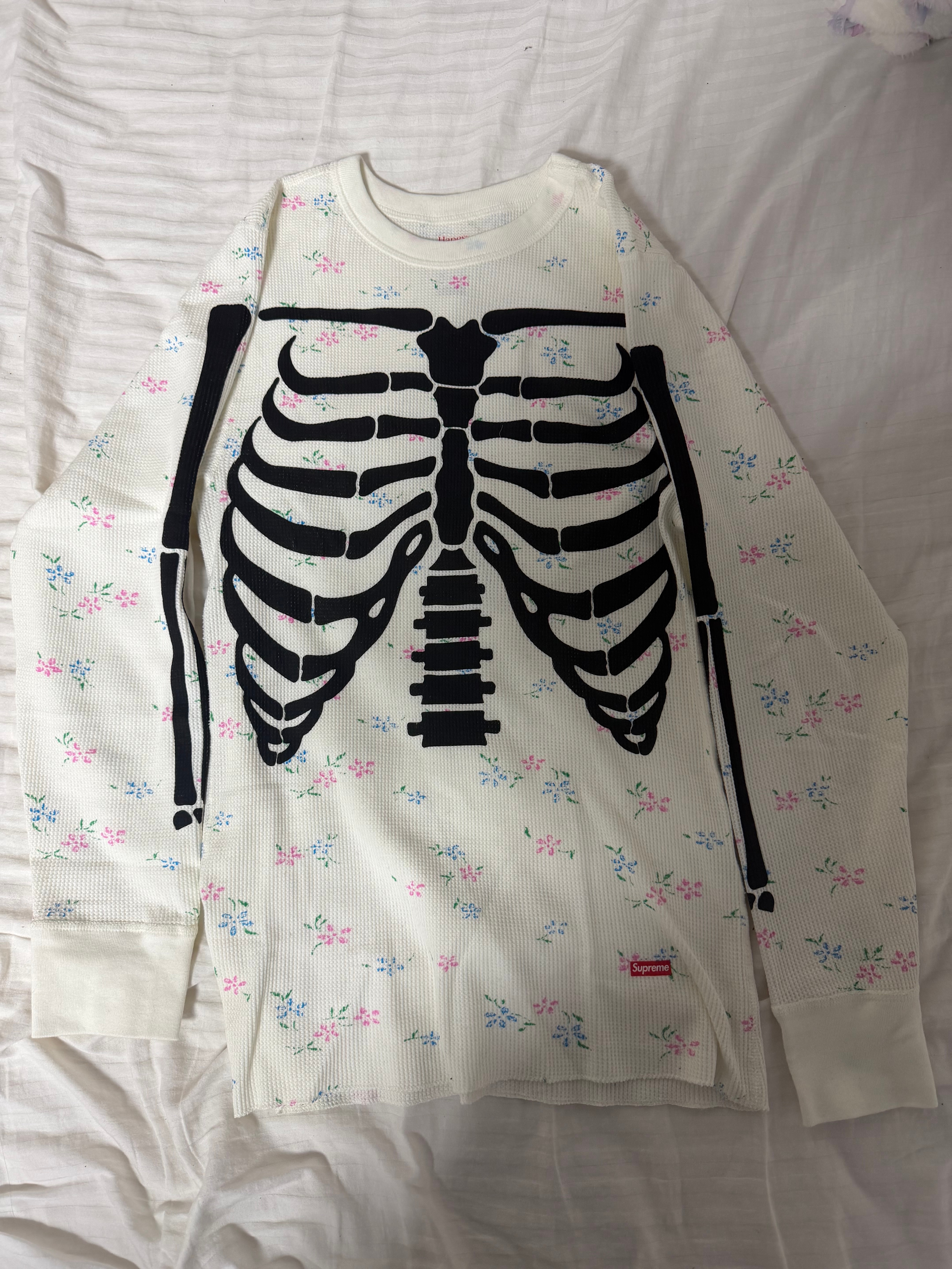 Supreme x Hanes Bones Thermal Crew (1 Pack) (25FW) "Floral"