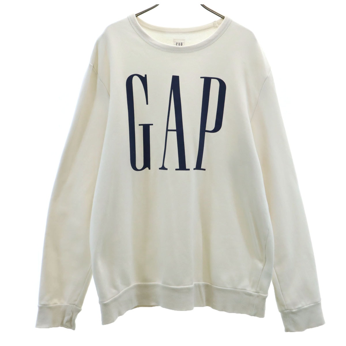 GAP ギャップ 長袖 スウェット トレーナー L アイボリー