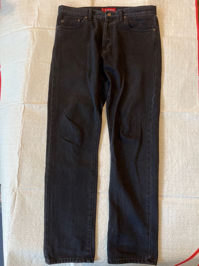 Supreme Stone Washed Black Slim Jean "Washed Black"(22SS)