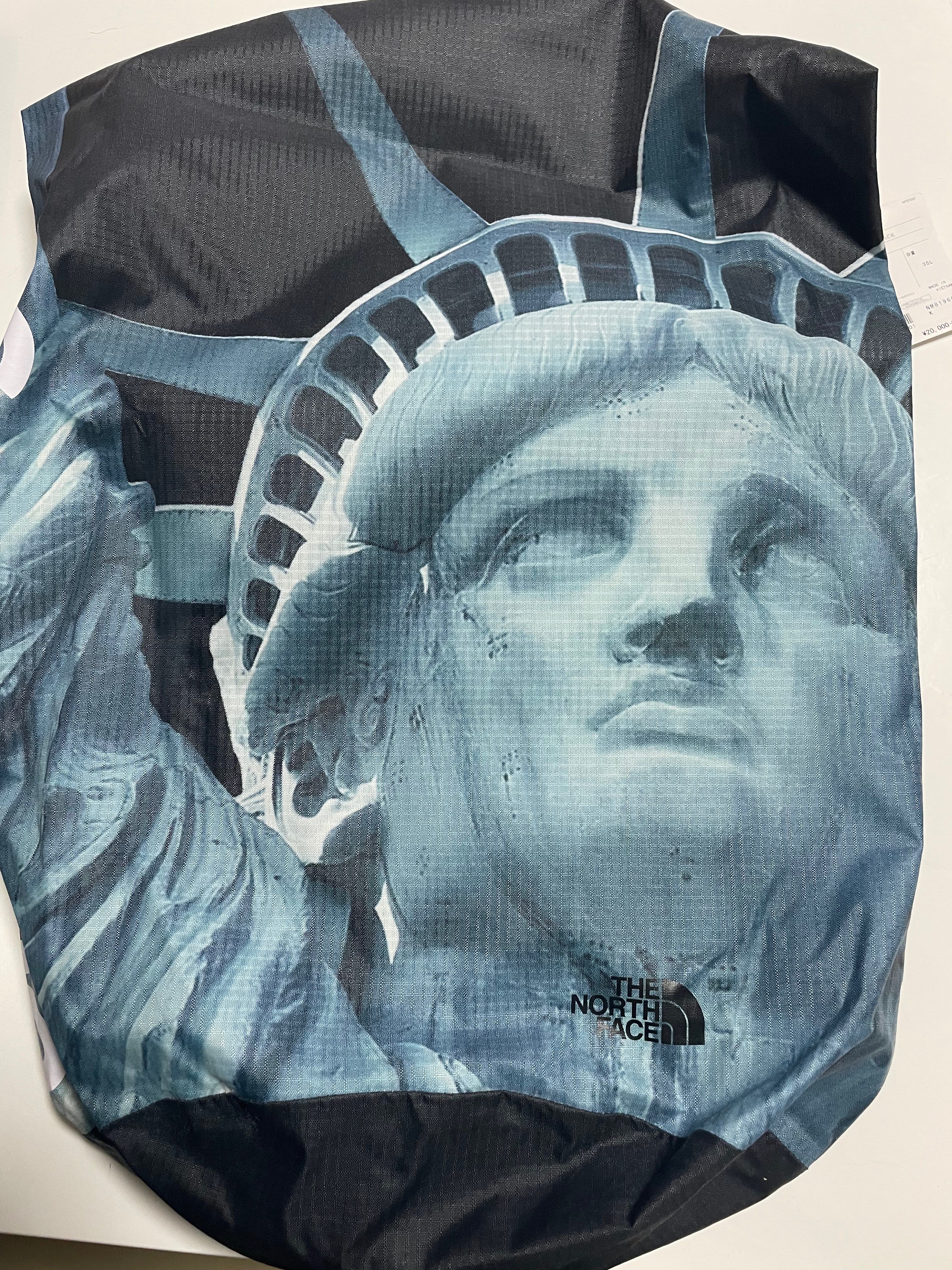 Supreme x The North Face Statue of Liberty Waterproof Backpack "Black"
