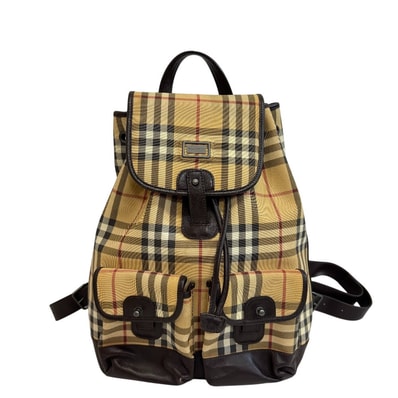 バーバリー BURBERRY リュック・デイパック ノバチェック バックパック ベージュ