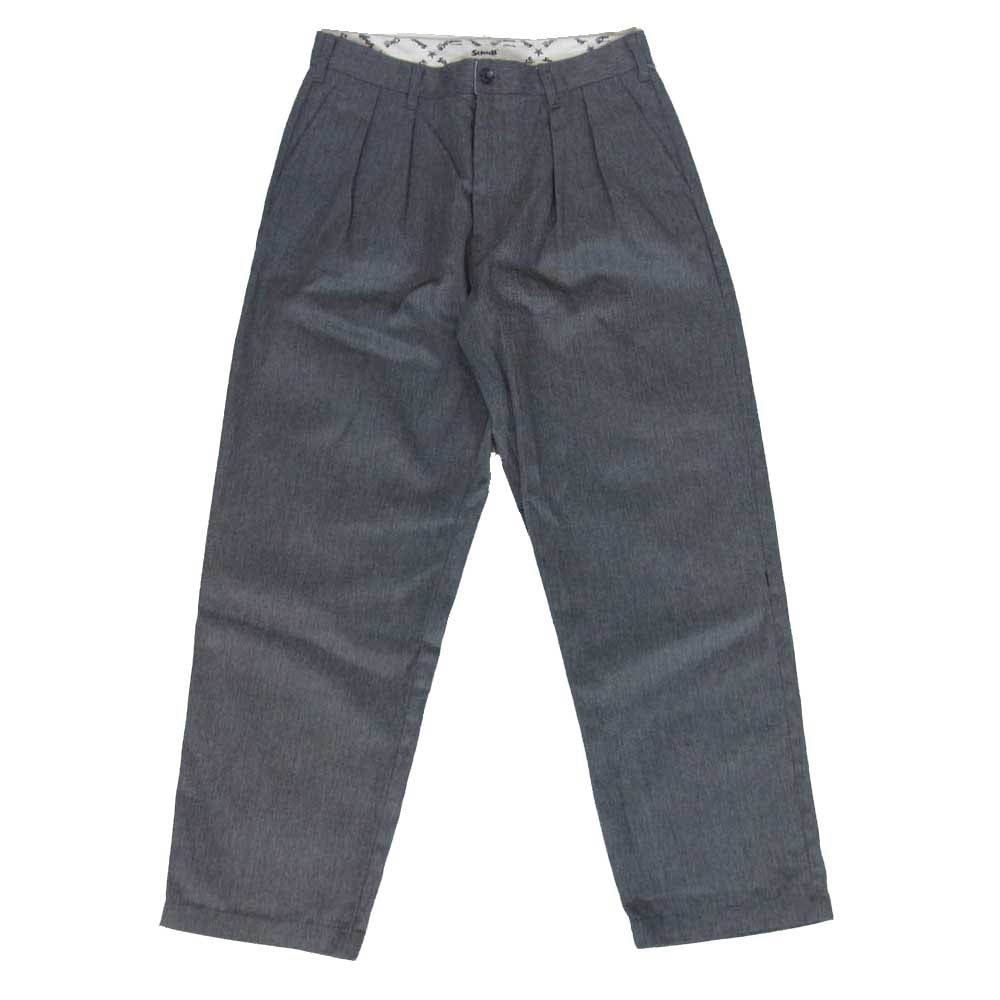 schott ショット 3116037 TC 2タック ワイド ワークパンツ グレー系 L【中古】
