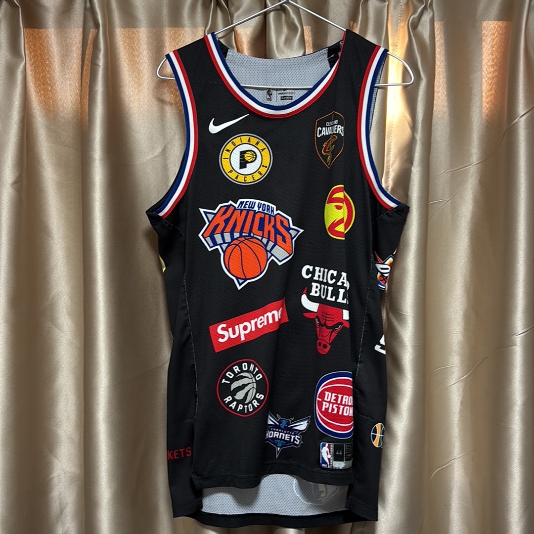 Supreme x Nike x NBA Teams Authentic Jersey "Black"