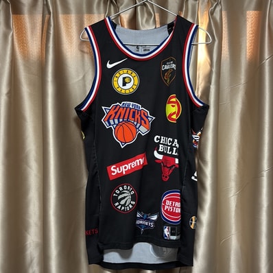 Supreme x Nike x NBA Teams Authentic Jersey "Black"