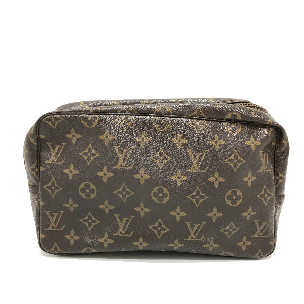 ルイヴィトン LOUIS VUITTON トゥルース トワレット28 M47522 メイクポーチ 化粧ポーチ モノグラムキャンバス ブラウン