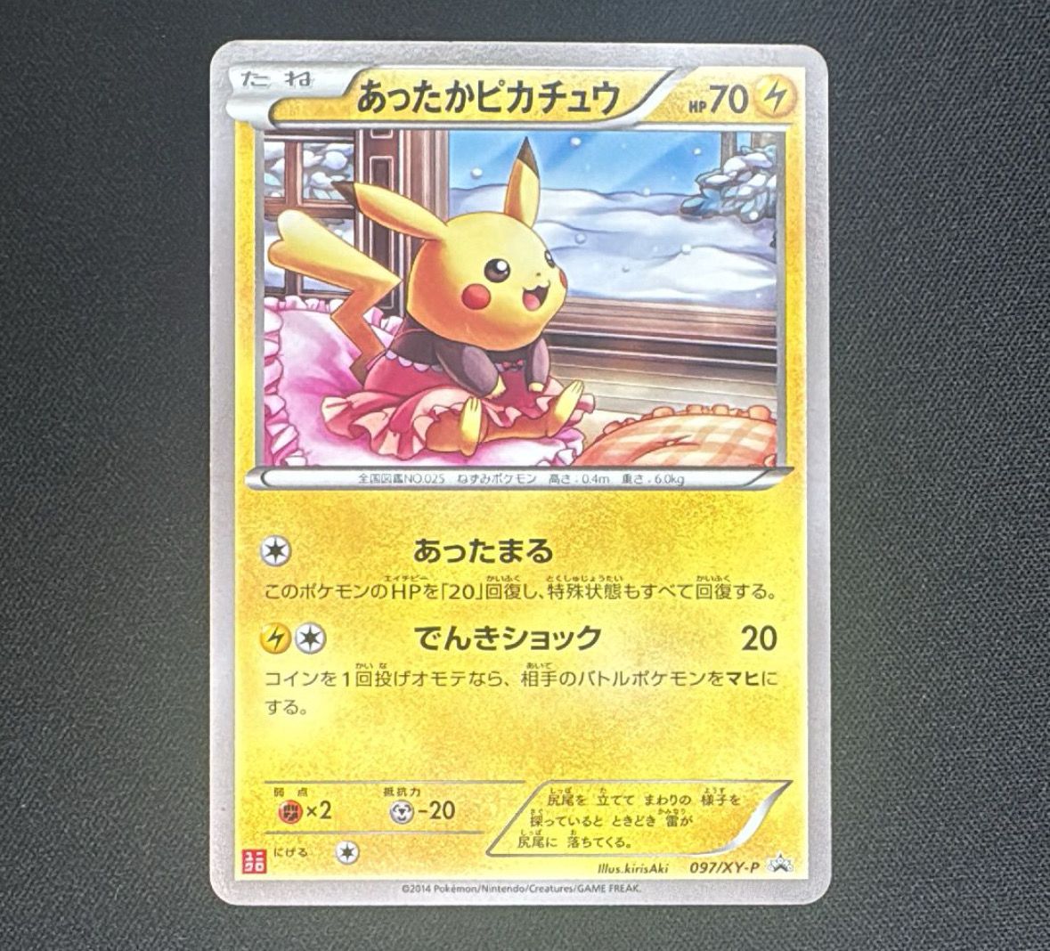 あったかピカチュウ: プロモ[XY-P 097/XY-P](プロモーションカード「XY-P」)