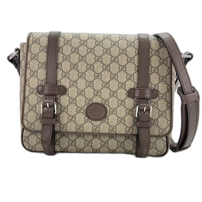 グッチ GUCCI インターロッキングG ショルダーバッグ【中古】