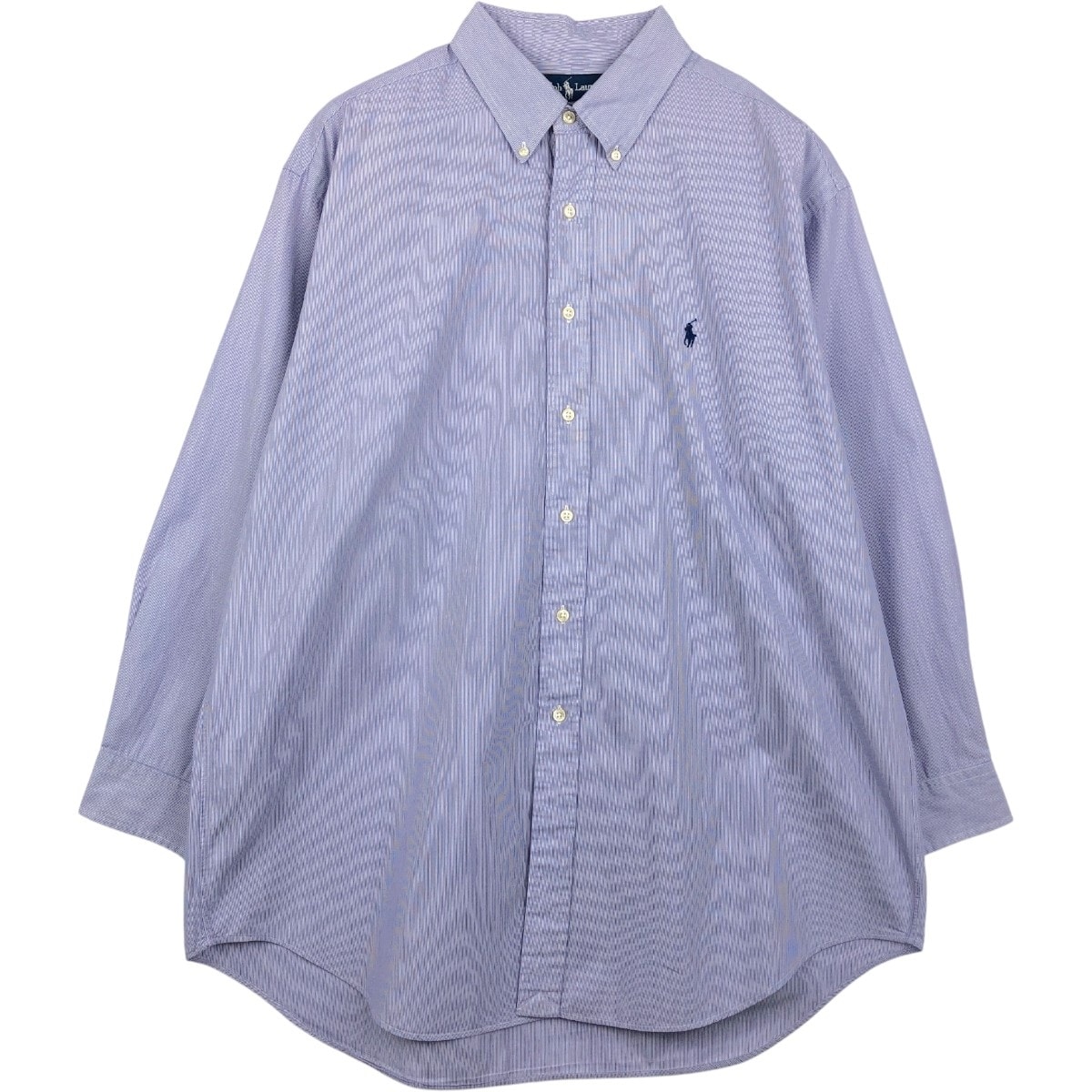 古着 ラルフローレン Ralph Lauren YARMOUTH 長袖 ボタンダウンストライプシャツ メンズXL相当/eaa659317