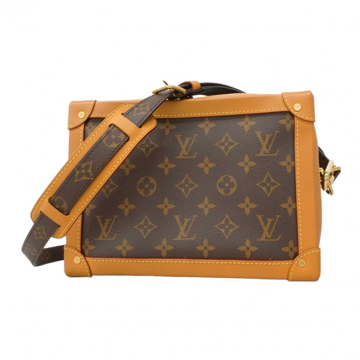 【6dc3597】ルイヴィトン ショルダーバッグ モノグラム ソフトトランク M44660 ブラウン【中古】メンズ レディース ユニセックス