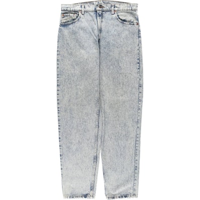 古着 リーバイス Levi's 550-4822 ケミカルウォッシュ テーパードデニムパンツ USA製 メンズw34相当/eaa649082