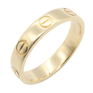 カルティエ CARTIER ミニラブリング リング・指輪 ジュエリー K18(イエローゴールド) メンズ レディース ゴールド系 B4056048 【中古】