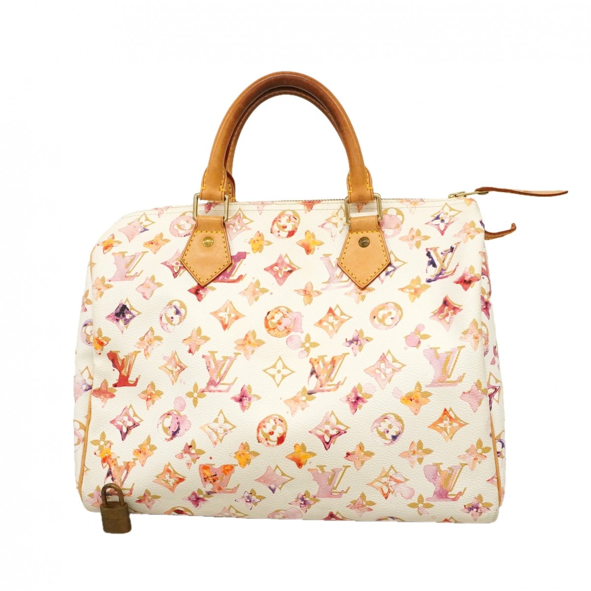 ★SALE【6db2134-k】ルイヴィトン ハンドバッグ モノグラムウォーターカラー スピーディ30 M95751 ブロン【中古】レディース