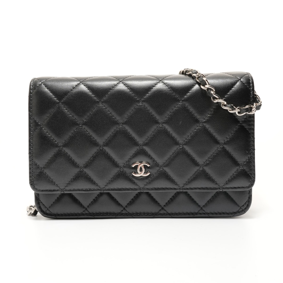 シャネル CHANEL 31番台 マトラッセ ラムスキン チェーンウォレット ショルダーバッグ【中古】