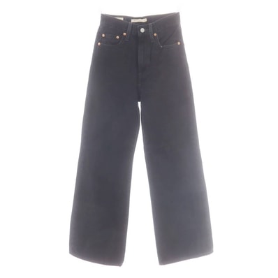 【中古】リーバイス Levi's コットン ジーンズ デニムパンツ ブラック【サイズ24】【レディース】