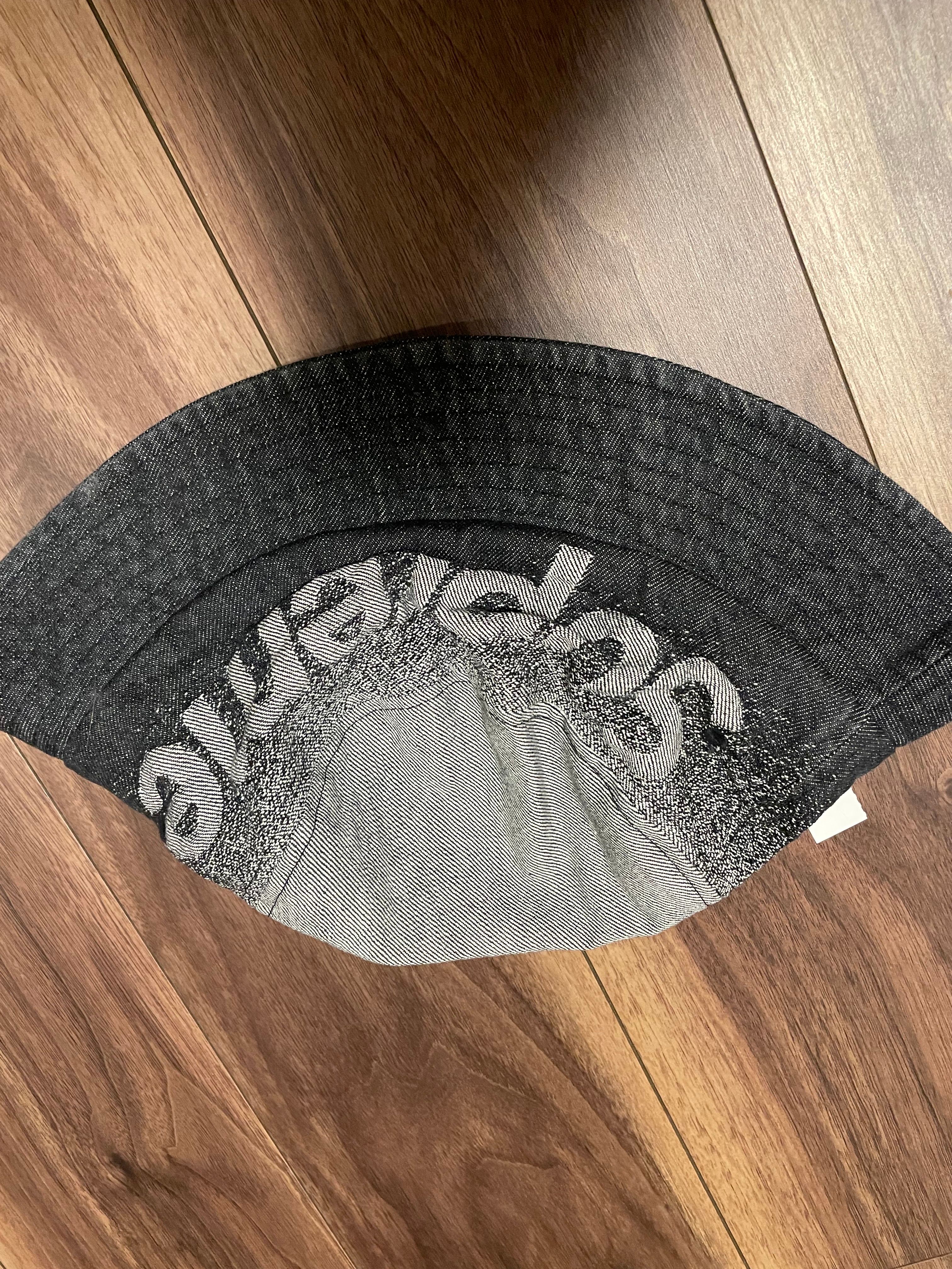 Supreme Fade Jacquard Denim Crusher "Black"