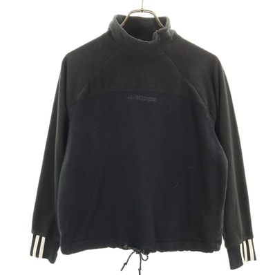 adidas アディダス 長袖 スウェット S ブラック